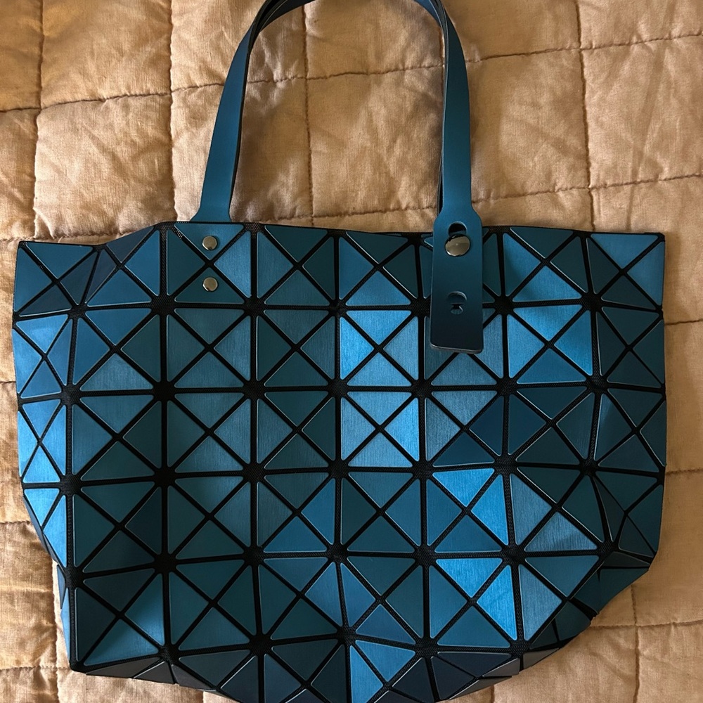 Blue imitation bao bao bag